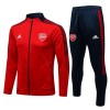 Arsenal Trænings jakke Dragt 2022-23 Rød blå Arsenal Trænings jakke Dragt 2022-23 Rød blå